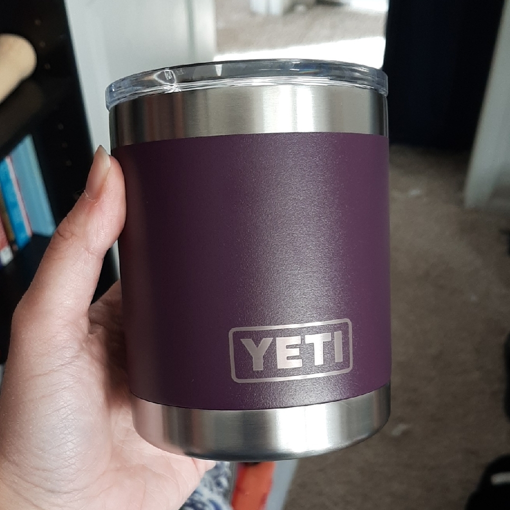 YETI Nordic Purple and Silver Lowball 10 Oz